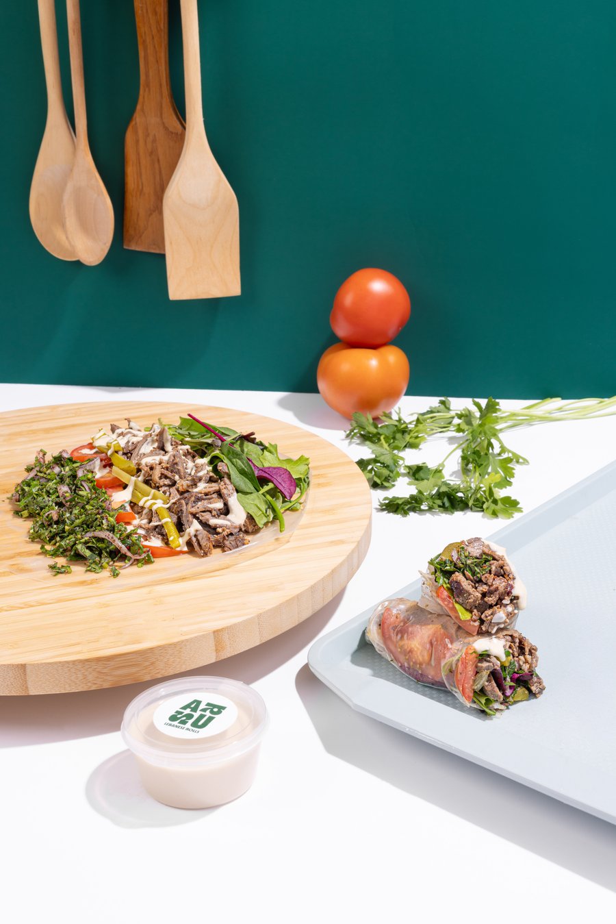 Rolls being prepared by hand